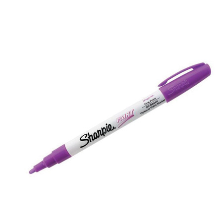 SHARPIE 35547 Paint Marker, Oil-Based Ink, Fine Tip, Magenta DARSAN35547